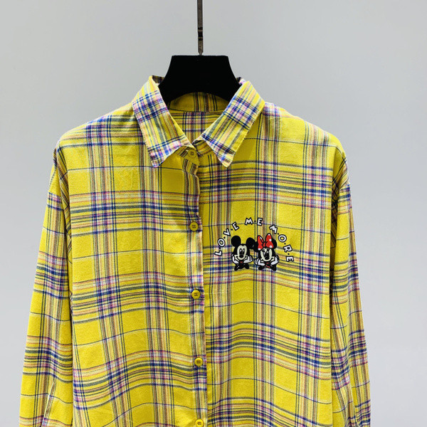 Cămașă damă în carouri - model lung în două culori