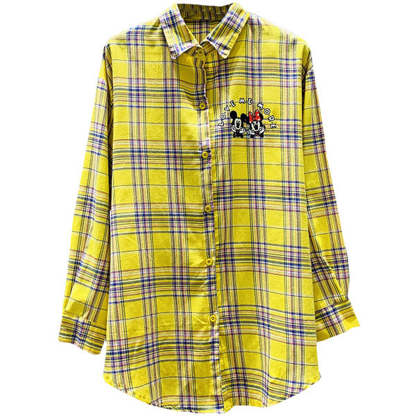 Cămașă damă în carouri - model lung în două culori