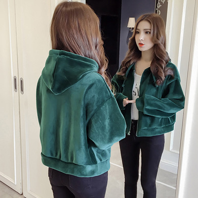 Casual γυναικείο φούτερ σε τρία χρώματα με κουκούλα και τσέπες