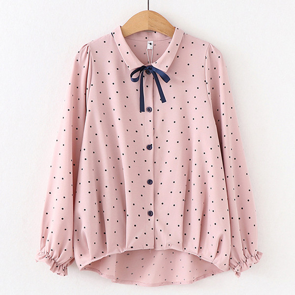 Cămașă de damă modernă în trei culori, cu guler și șireturi clasice