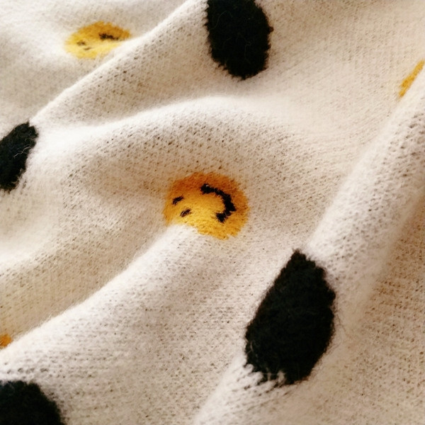 Pulover de dama casual cu aplicatie si maneci lungi in doua culori