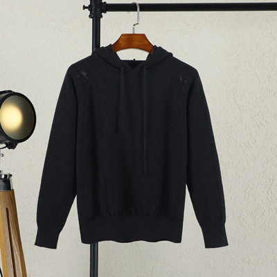 Női alkalmi blúz kapucnival és megkötővel fehér, fekete, sárga, bézs, kék és zöld színben