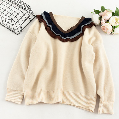 Alkalmi női pulóver fürtökkel, három színben