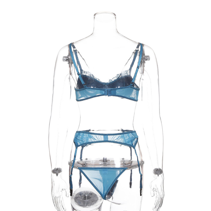 Set elegant de lenjerie cu pietre în patru culori