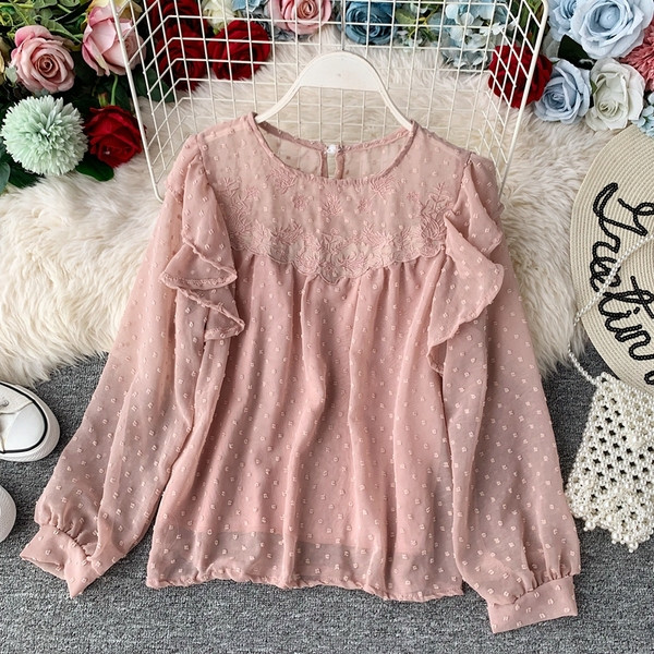 Női ing ovális nyakkivágással, több színben