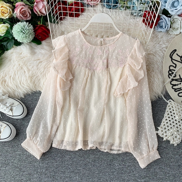 Női ing ovális nyakkivágással, több színben