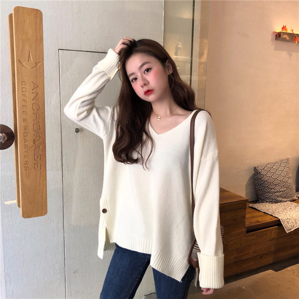 Bluza larga dama cu nasturi in trei culori