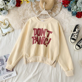 Alkalmi női blúz cipzárral és felirattal, különböző színekben