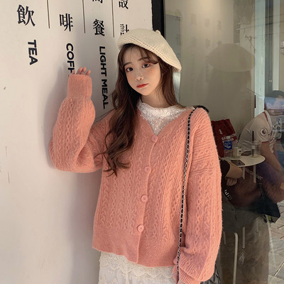 Γυναικεία casual ζακέτα σε διάφορα χρώματα με κουμπιά