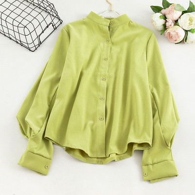 Casual γυναικείο πουκάμισο με μακριά μανίκια και κουμπιά σε διάφορα χρώματα