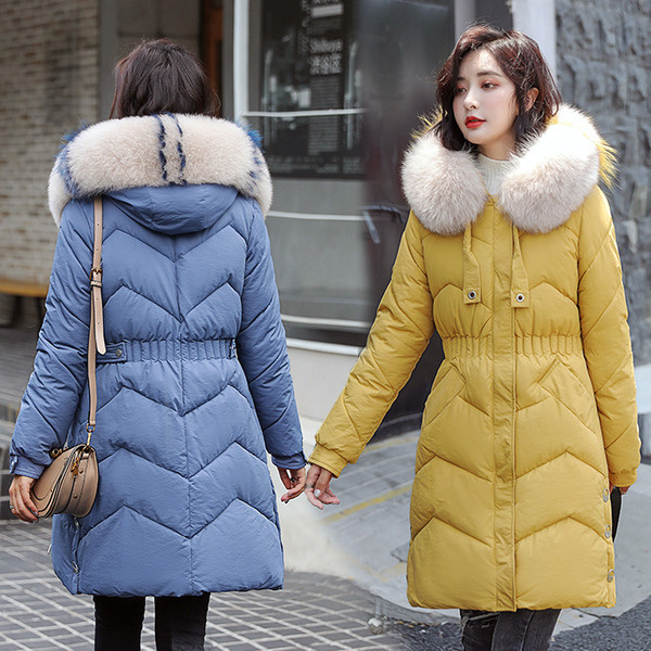 Μοντέρνο γυναικείο μπουφάν με ελαστική μέση και κουκούλα σε διάφορα χρώματα