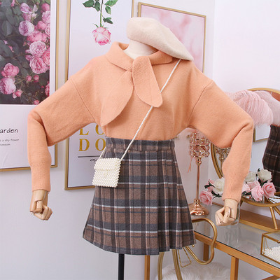 Modern női pulóver megkötős sárga, narancssárga, rózsaszín, zöld és fehér színben