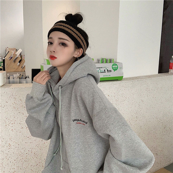 Hanorac casual dama in trei culori cu gluga model lat