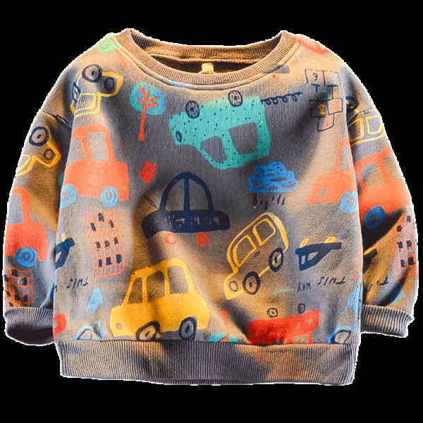 Καθημερινό παιδικό μπλουζάκι σε λευκό και γκρι χρώμα για αγόρια