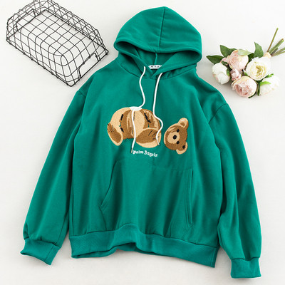 Nappali női pulóver kapucni rátéttel, három színben