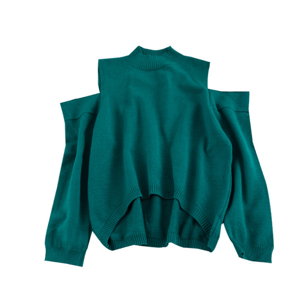 Bluza casual dama cu umerii goi model asimetric in mai multe culori