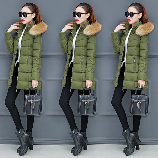 Modern női kabát cipzárral, négy színben