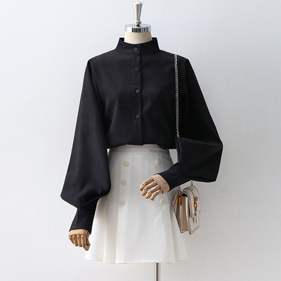 Κομψό γυναικείο πουκάμισο με φαρδιά μανίκια σε διάφορα χρώματα