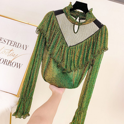 Μοντέρνο γυναικείο πουκάμισο με κομψό αποτέλεσμα σε τρία χρώματα