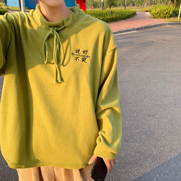 Bluză moale de damă casual, în portocaliu și verde