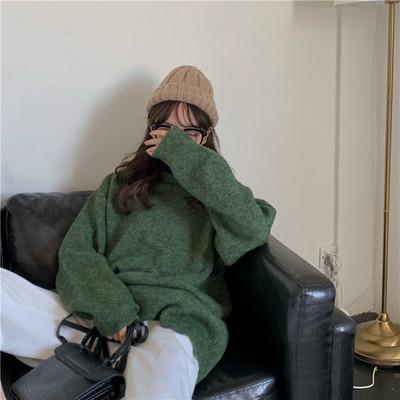 Női hosszú blúz ovális nyakkivágással, két színben