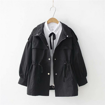 Jachetă casual de toamnă de damă cu mâneci lungi în patru culori