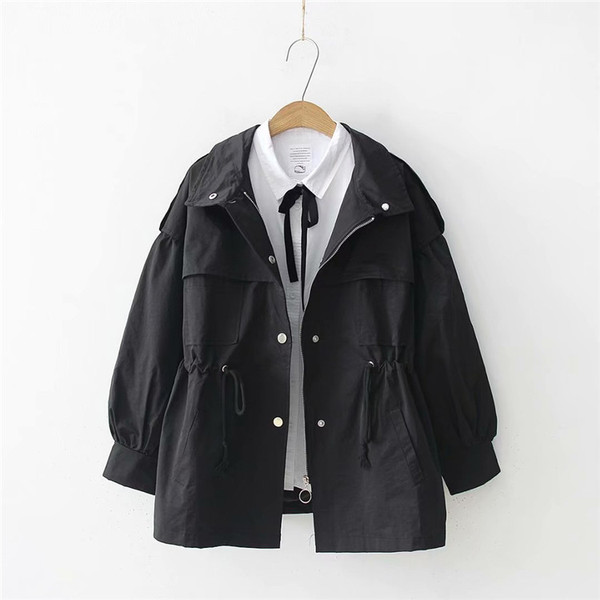 Jachetă casual de toamnă de damă cu mâneci lungi în patru culori