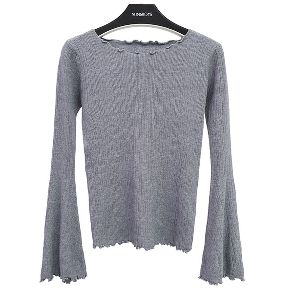 Bluză de damă modernă cu mâneci lotus în alb, gri, negru, maro, galben, roz, roșu și violet