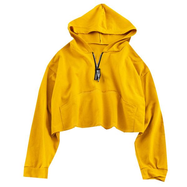 Napi női pulóver öt színben cipzárral és zsebbel