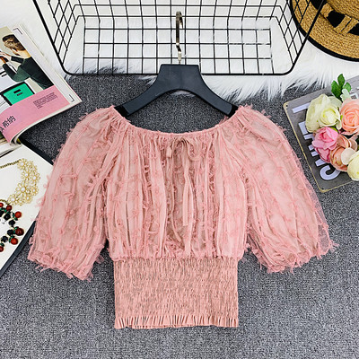 Bluza de dama cu talie elastica in doua culori