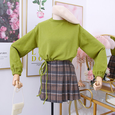 Pulover de dama model nou cu decolteu O si maneci lungi