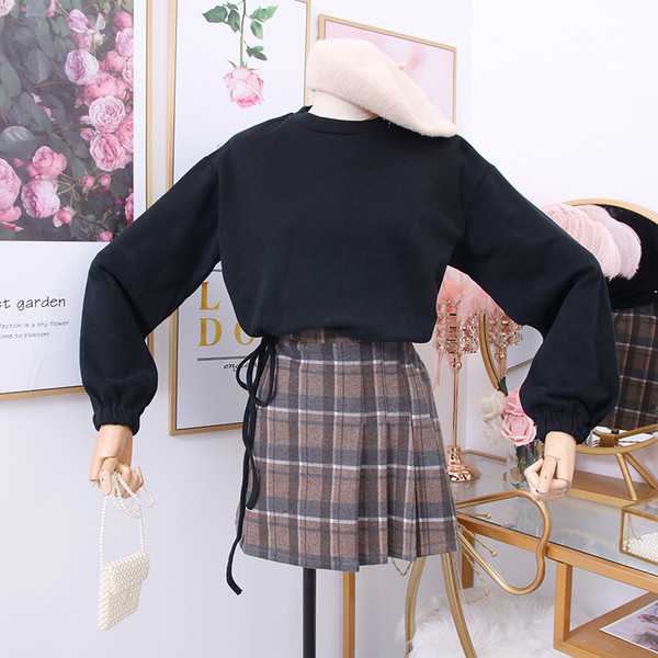 Pulover de dama model nou cu decolteu O si maneci lungi