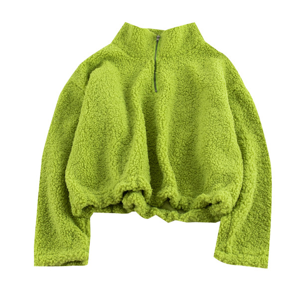 Napi női pulóver négy színben, cipzárral