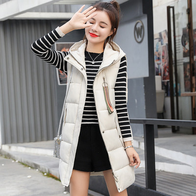 Γυναικείο γιλέκο με κουκούλα και κουμπιά σε τρία χρώματα