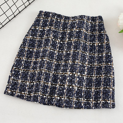 Női rövid szoknya három színben, magas derékkal és cipzárral