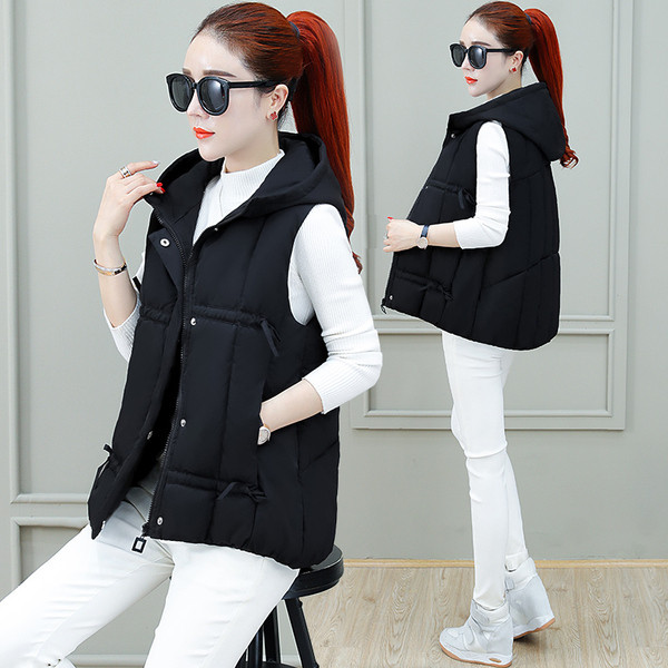 Vesta casual dama cu gluga in mai multe culori