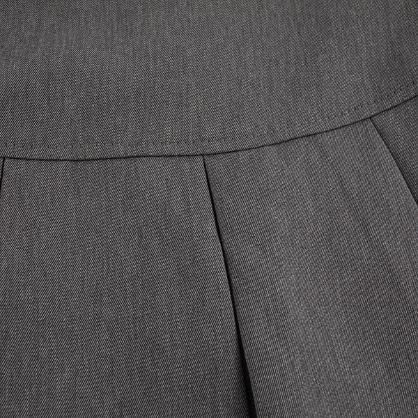 Γυναικεία κοντή φούστα σε γκρι και μαύρο χρώμα  μοτίβο αποκοπής