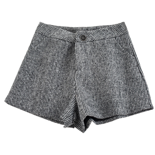 Γυναικεία σορτς σε τρία χρώματα με τσέπες και ψηλή μέση