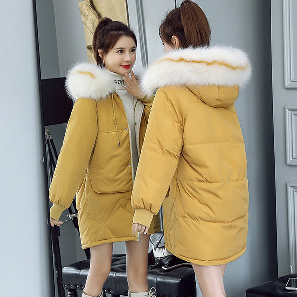 Geaca de iarna dama cu puf pe gluga in diferite culori
