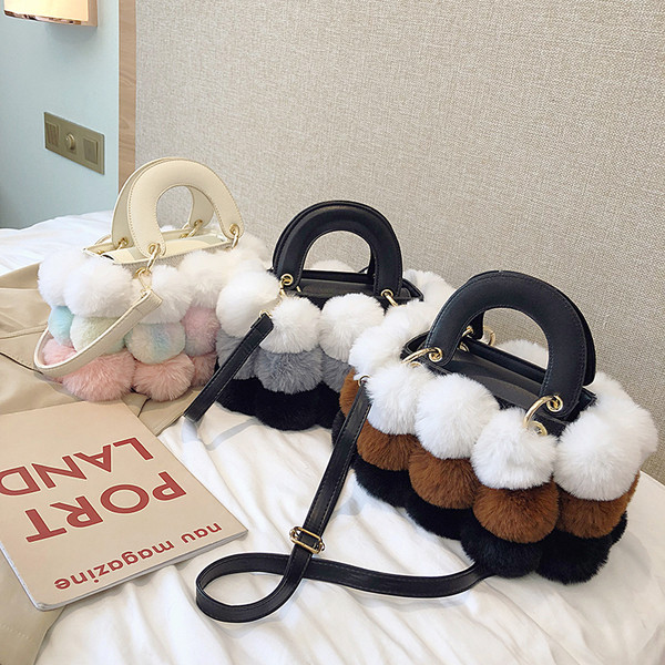 Geanta de dama moderna cu puf si maner lung si scurt in trei culori