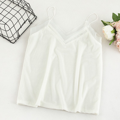 Maieu modern de damă în cinci culori cu bretele subțiri