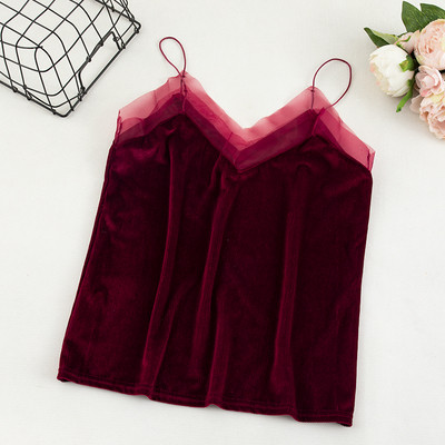 Maieu modern de damă în cinci culori cu bretele subțiri