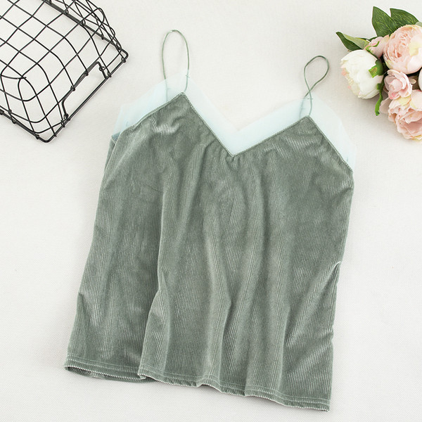 Maieu modern de damă în cinci culori cu bretele subțiri