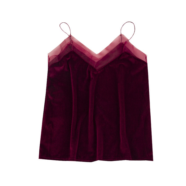 Maieu modern de damă în cinci culori cu bretele subțiri