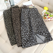 Fusta de dama eleganta cu talie inalta si crapata in trei culori