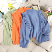 Ασύμμετρο γυναικείο πουλόβερ με ωοειδές λαιμόκοψη σε διάφορα χρώματα