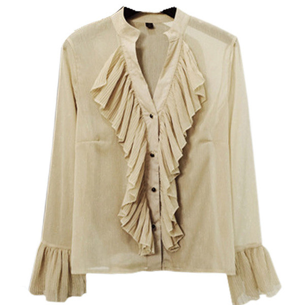 Γυναικείο μοντέρνο πουκάμισο με λαιμόκοψη σε δύο χρώματα