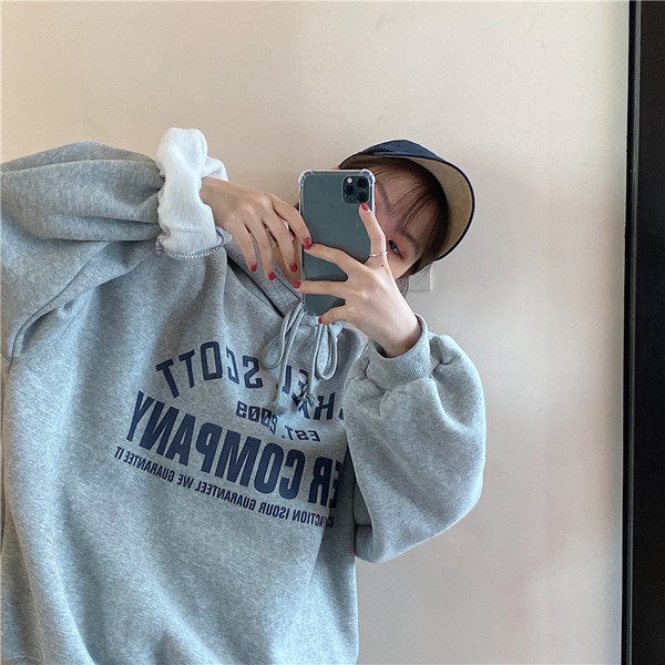 Hanorac larg de zi cu zi pentru femei, în două culori