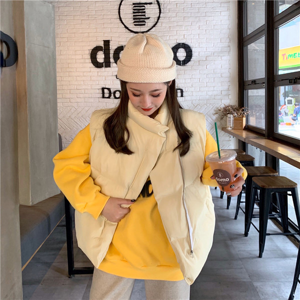 Γυναικείο φαρδύ γιλέκο σε τρία χρώματα