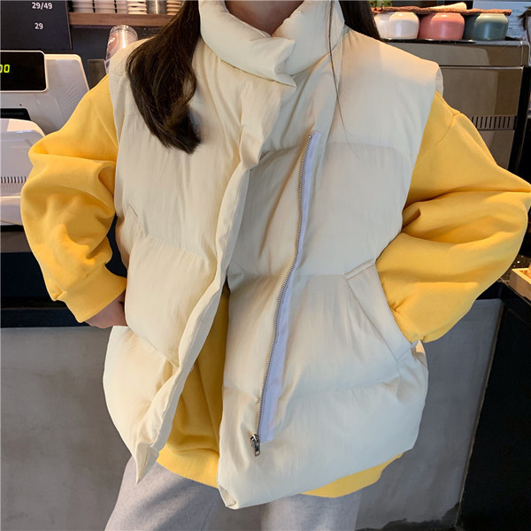 Γυναικείο φαρδύ γιλέκο σε τρία χρώματα